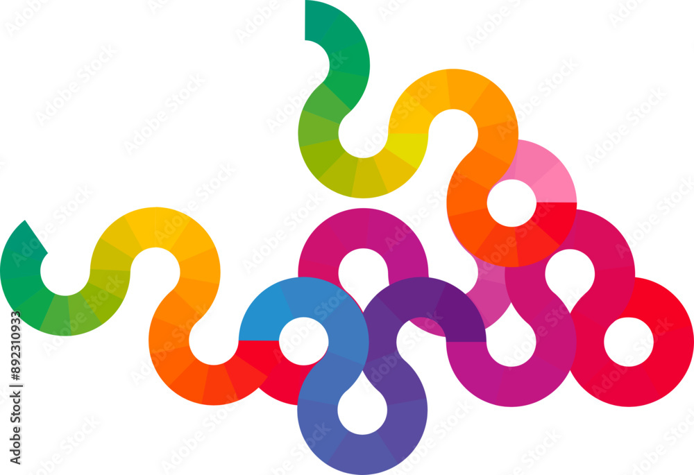 Obraz premium Color theory diagram