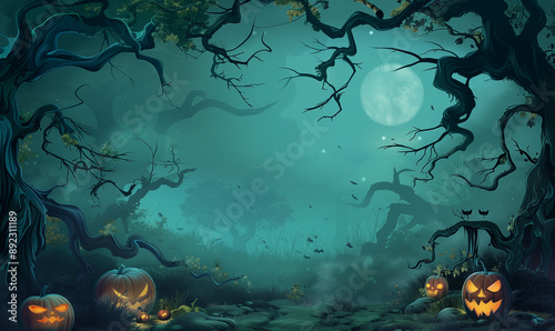 Halloween background with place for text.