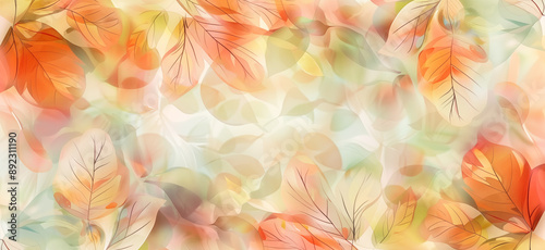 Necessary autumn background with a variety of leaves.