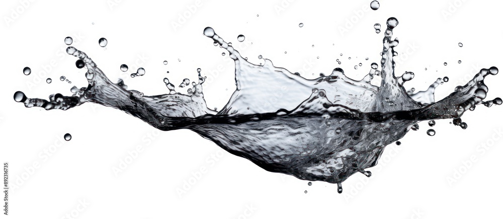 Obraz premium Water Splash - An Artistic Display of Liquid Motion
