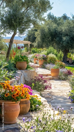 flowers in a garden