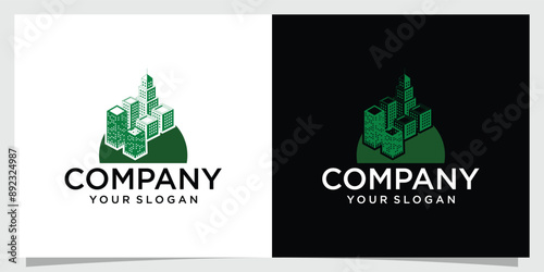 City Element Apartment Logo Design