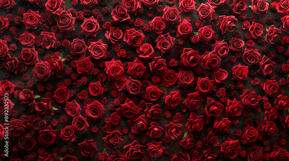 Romantic Rose Blooms San Valentin Background Romantic Rose Blooms San Valentin Background