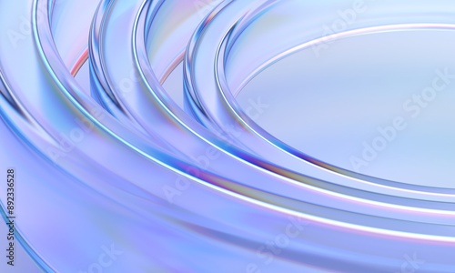Fototapeta Naklejka Na Ścianę i Meble -  Abstract colorful shape, 3d render