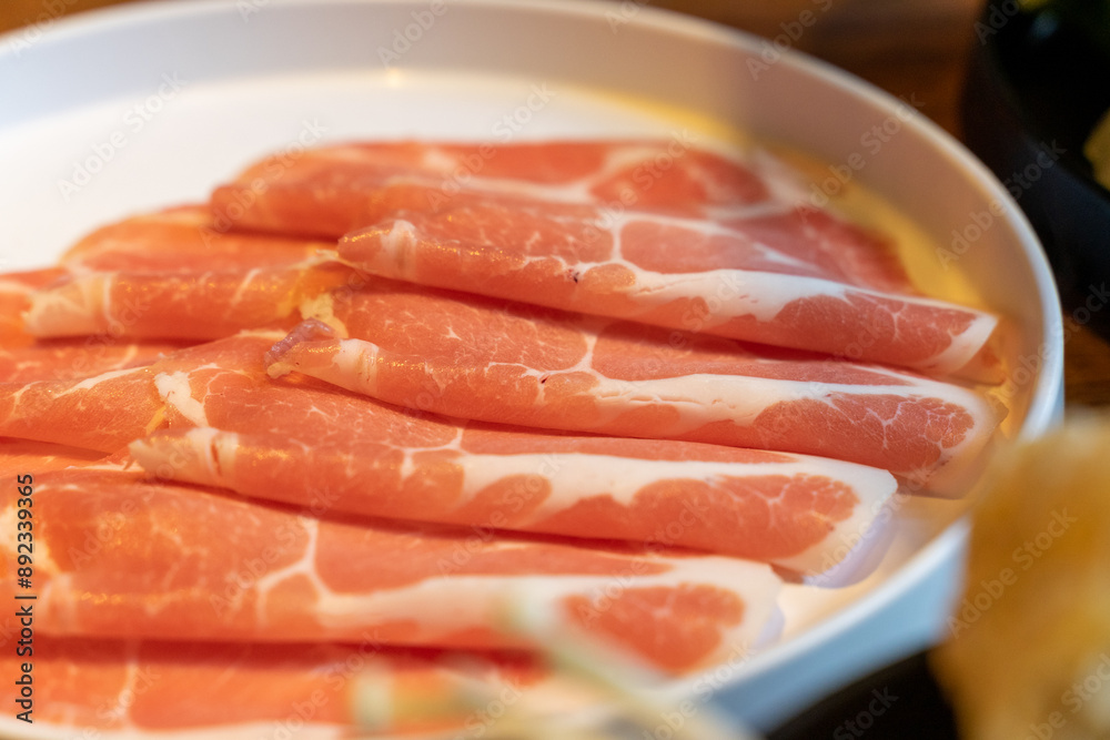 Enjoy fresh delicious and juicy beef slices Enjoy fresh delicious and juicy beef slices
