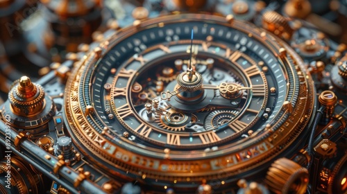 Wallpaper Mural Intricate Clockwork Mechanism Torontodigital.ca