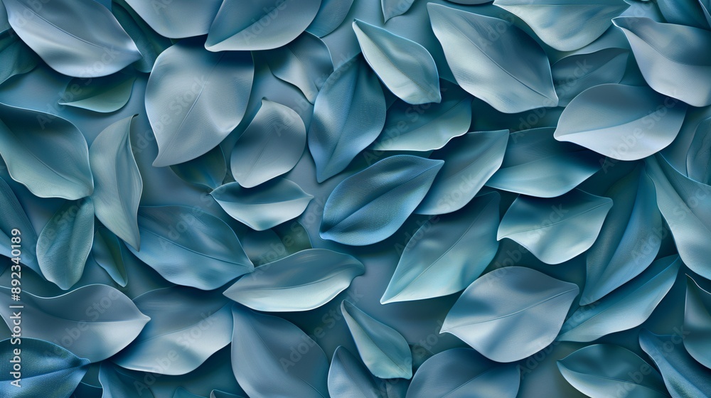 Abstract leaves background, a pattern that mimics nature's colors. Colorful plant texture, a representation of leaf design.