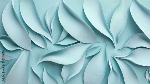 Wallpaper Mural Abstract leaves form a vibrant background, a colorful representation of plant textures. Nature's design in art, a display of green leaves. Torontodigital.ca