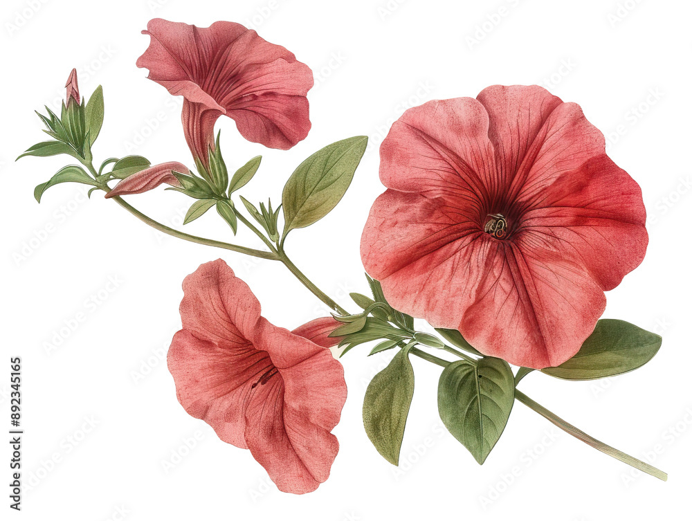 custom made wallpaper toronto digitalpetunia flower isolated on the white background