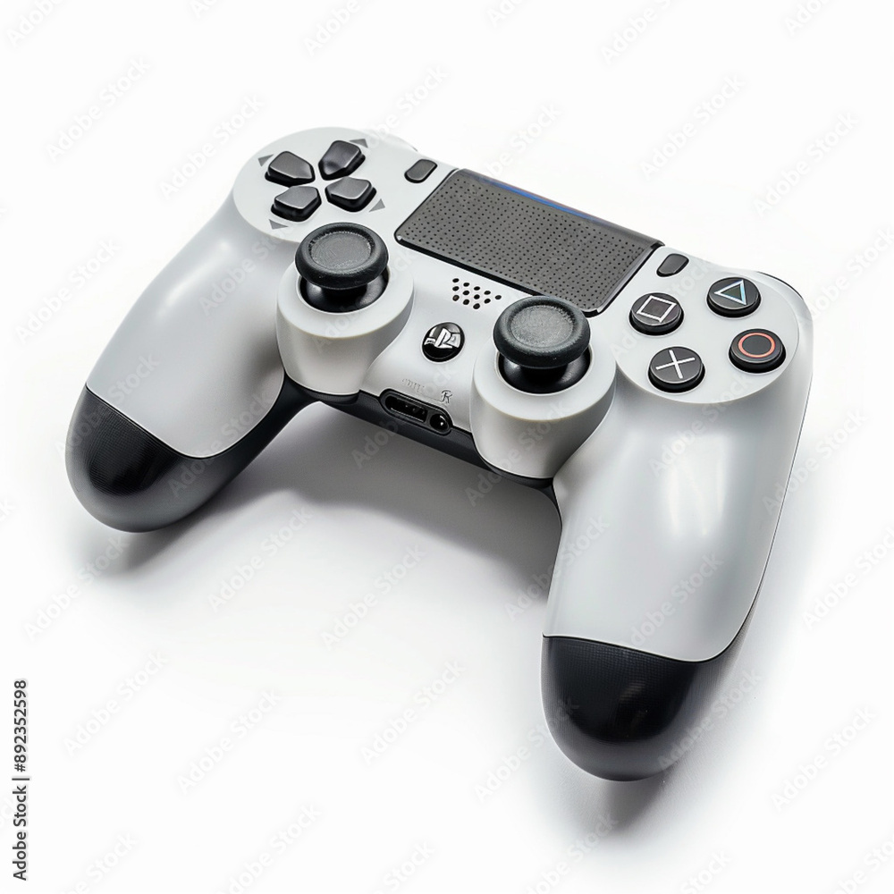 Video game controller isolated on white background Video game controller isolated on white background