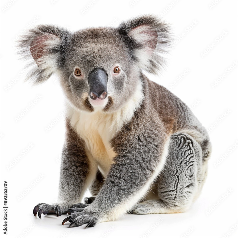 Naklejka premium Koala isolated on white background