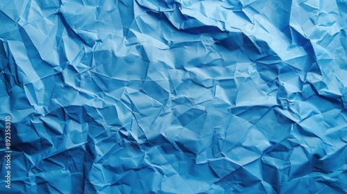 Blue paper texture on plain background
