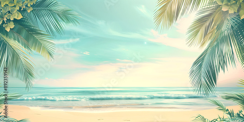 Tropical Beach Landscape © AnastasiiaSai