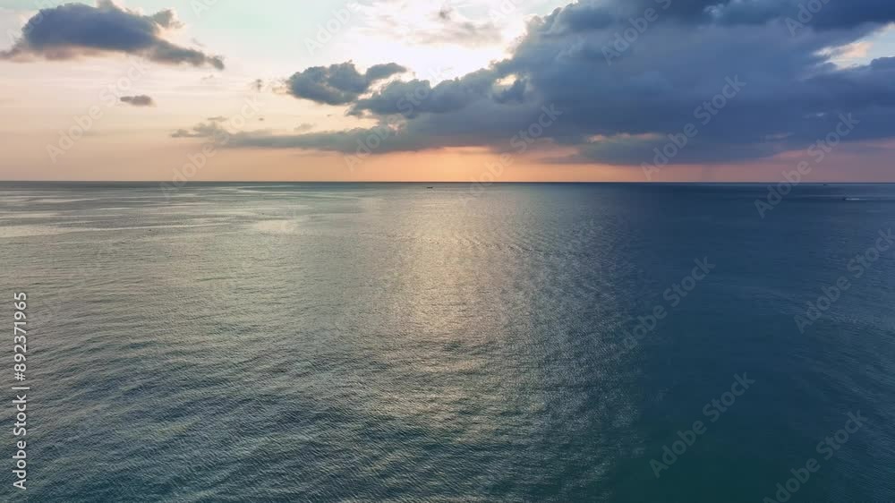 Amazing light twilight sky sunset. Cinematic drone shot dynamic footage beautiful light of nature seascape Amazing light twilight sky sunset. Cinematic drone shot dynamic footage beautiful light of nature seascape