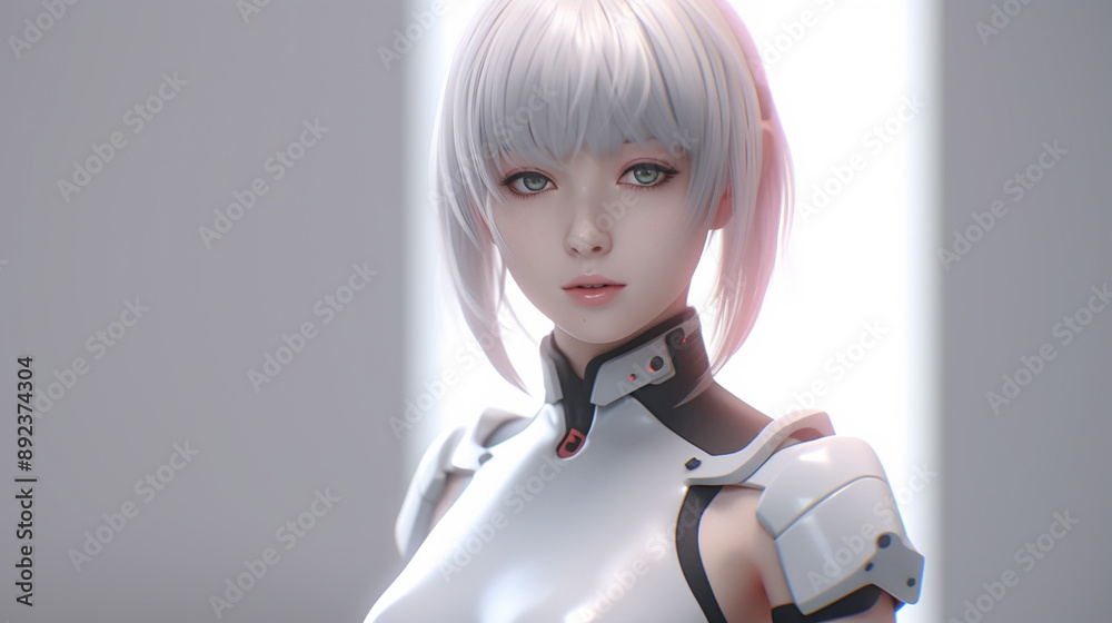 beautiful 3d girl cartoon character made with generative ai beautiful 3d girl cartoon character made with generative ai