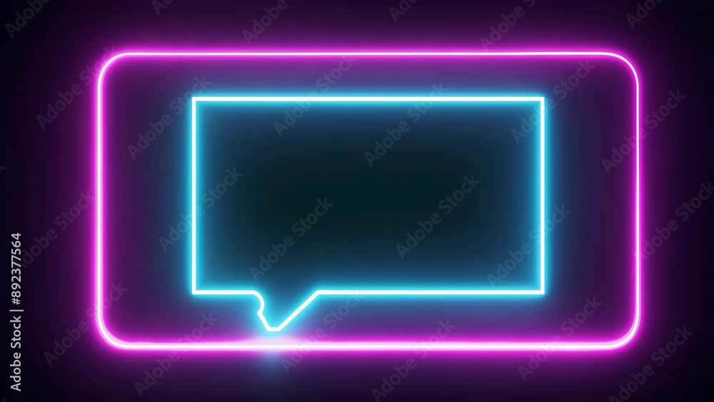Dynamic Laser Neon: Quote Frame Background Dynamic Laser Neon: Quote Frame Background