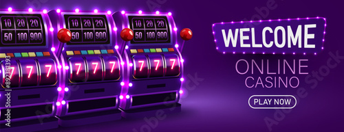 Slot machine wins the jackpot. 777 Big win concept. Online Casino jackpot.
