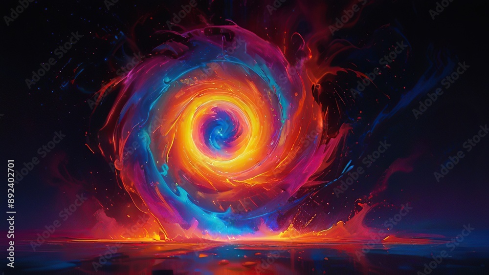 Fototapeta premium fire flames background