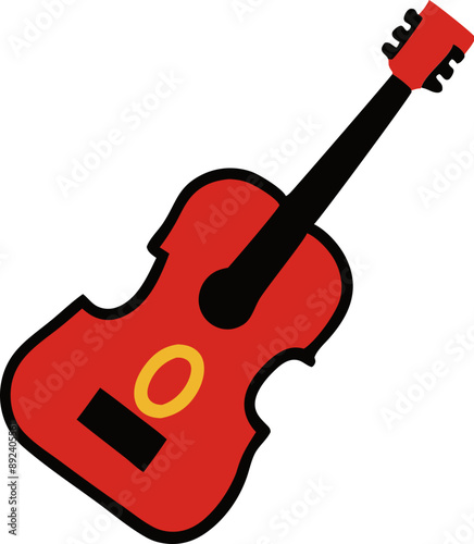 guitar svg illustration