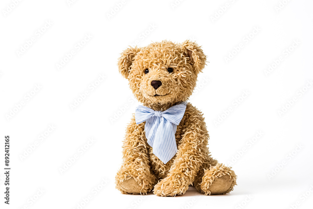 Obraz premium Cute Teddy Bear with Bowtie