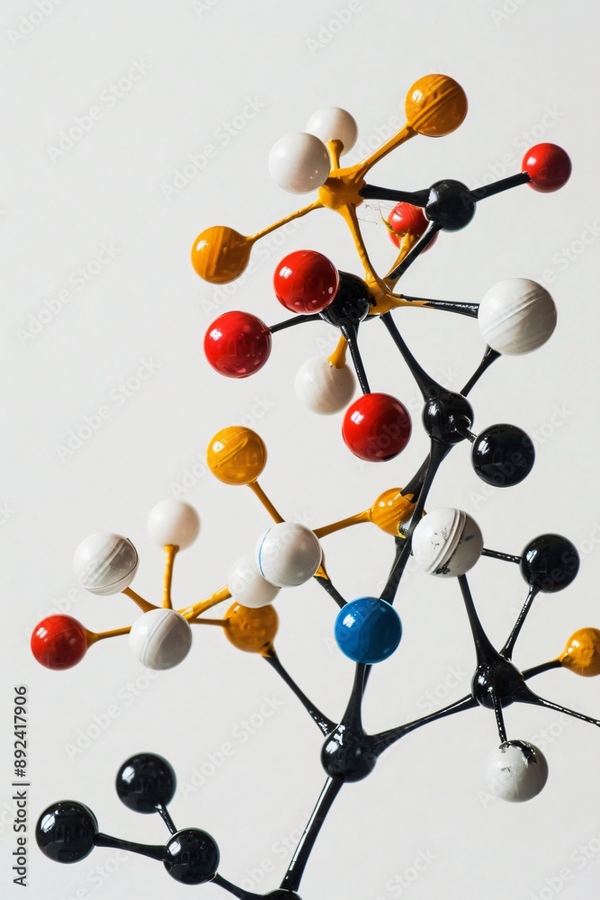 Obraz premium Illustrate the chemical bonding between atoms in a molecule