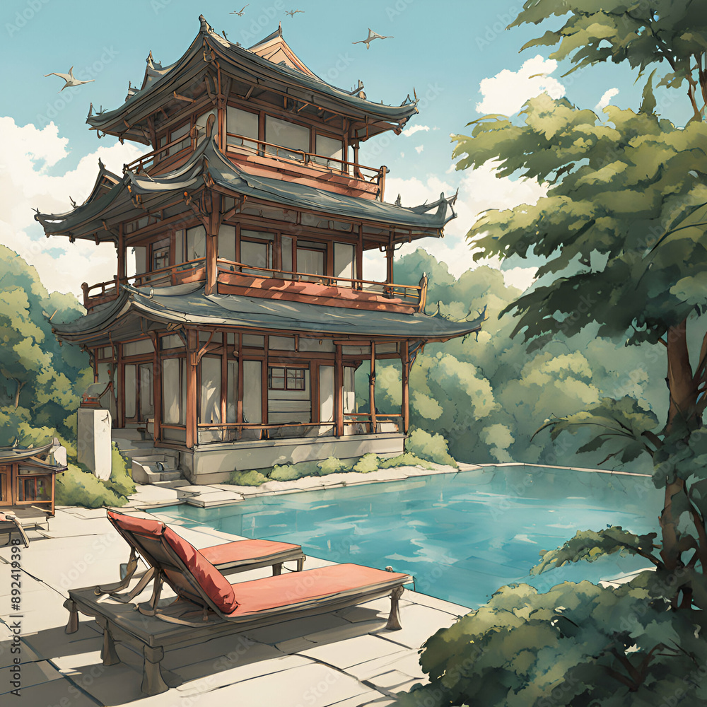 pavilion in the park