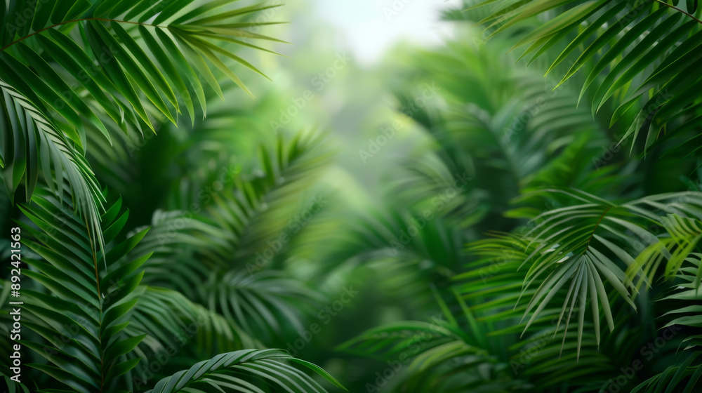 Lush green tropical jungle with dense foliage. Vivid leaves create a serene natural landscape, perfect for nature and travel-themed designs. Lush green tropical jungle with dense foliage. Vivid leaves create a serene natural landscape, perfect for nature and travel-themed designs.