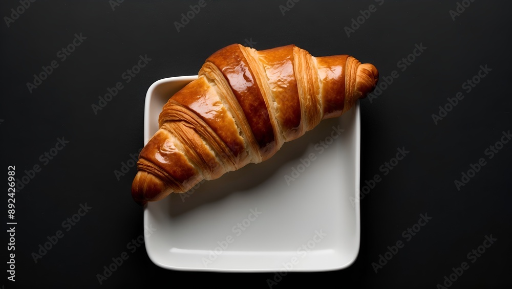 Croissant Buttery, flaky pastry often enjoyed at breakfast. Croissant Buttery, flaky pastry often enjoyed at breakfast.
