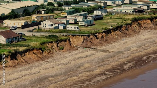 Coastal Erosion Skipsea Holderness	UK. photo