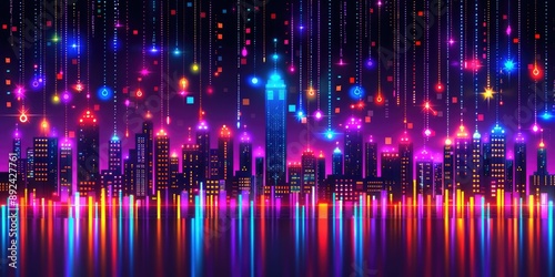 Neon Cityscape