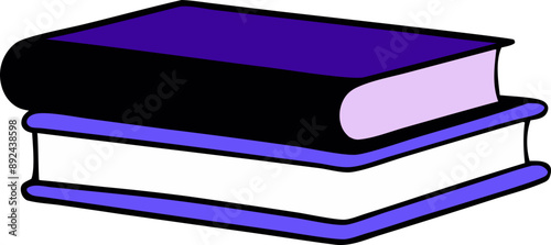 stacks of books illustration svg
