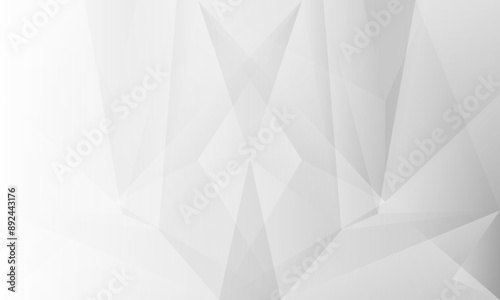 glowing white polygon pattern background