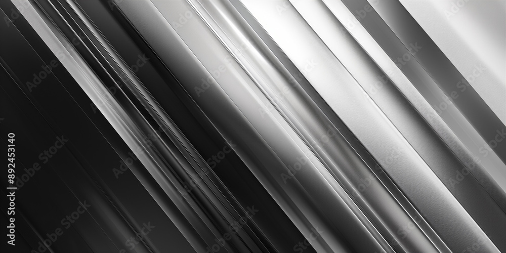 Obraz premium Shiny Black and Silver Background