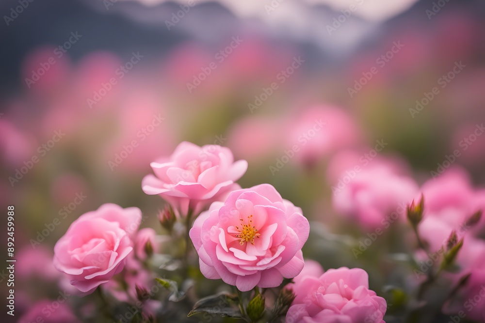 Apenrose bokeh background, Ai Generated Apenrose bokeh background, Ai Generated