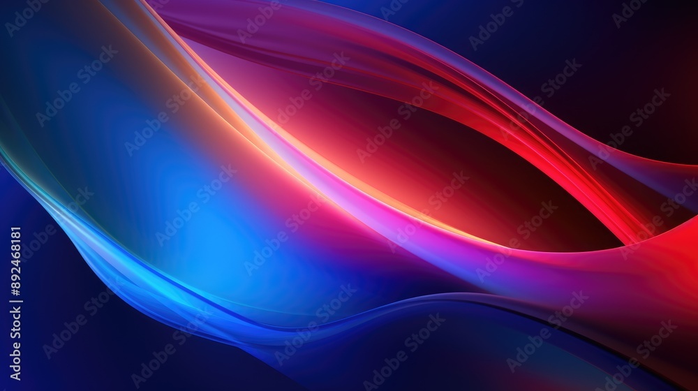 Abstract Swirling Neon Hues Create A Dynamic And Vibrant Background