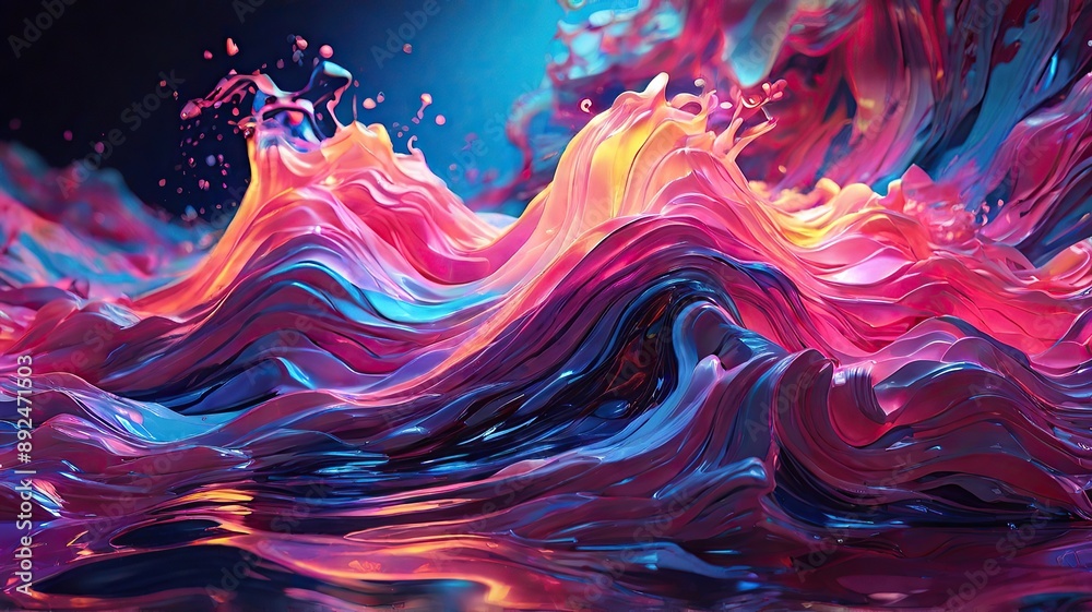 abstract background with waves abstract background with waves