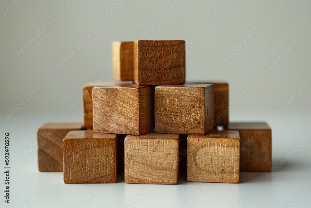 A colorful arrangement of wooden blocks stacked to form a tall tower, showcasing creativity and balance. The blocks vary in shape and size, adding to the visual appeal. A colorful arrangement of wooden blocks stacked to form a tall tower, showcasing creativity and balance. The blocks vary in shape and size, adding to the visual appeal.