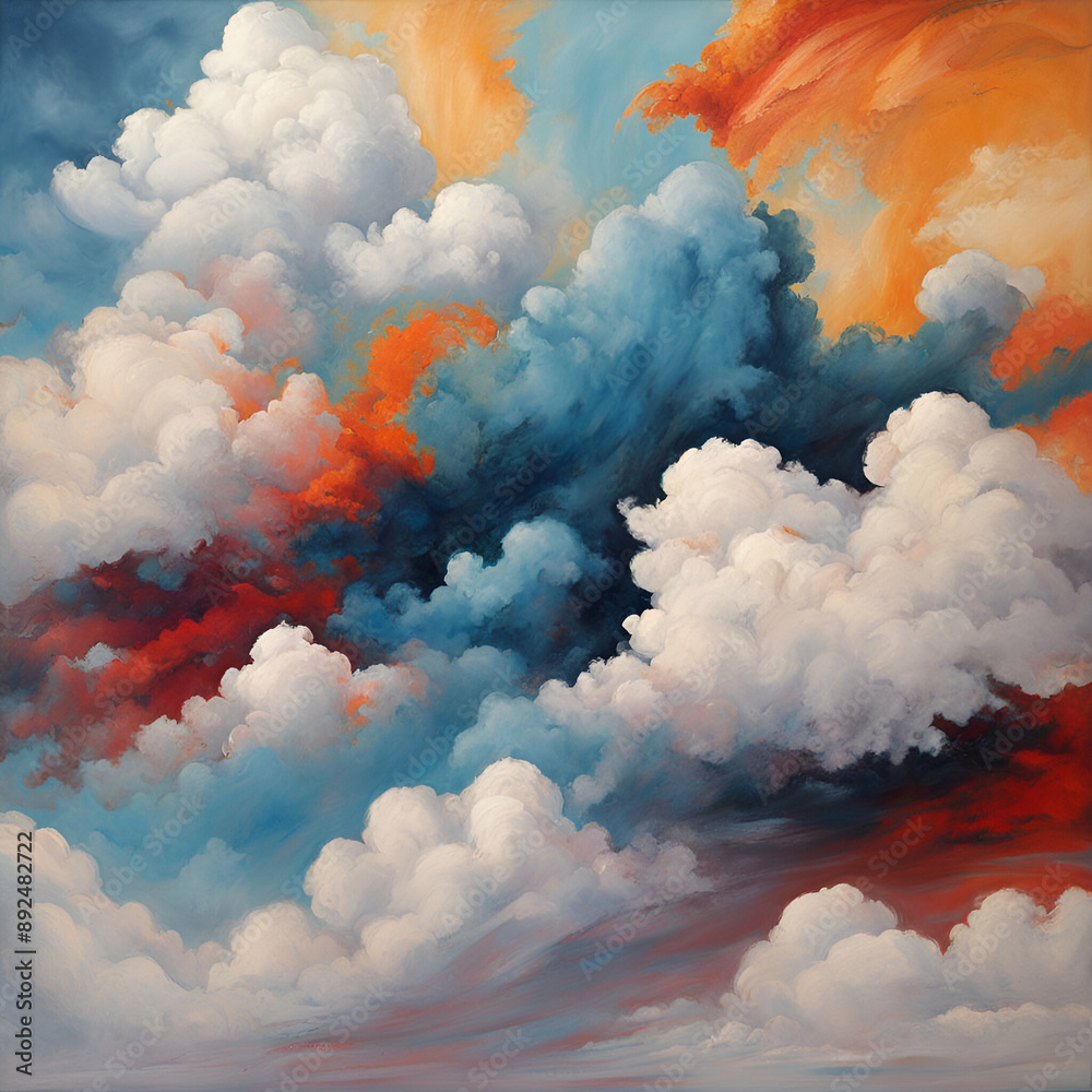 clouds in the sky