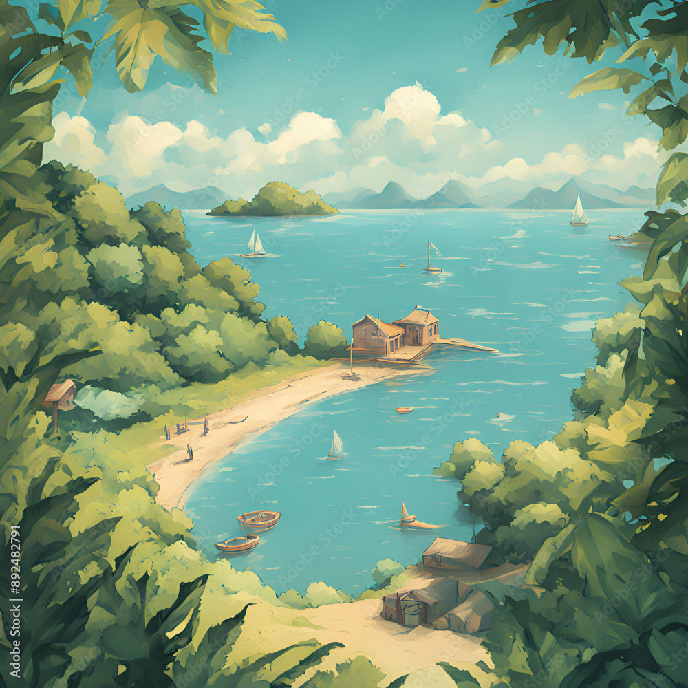 island in the sea