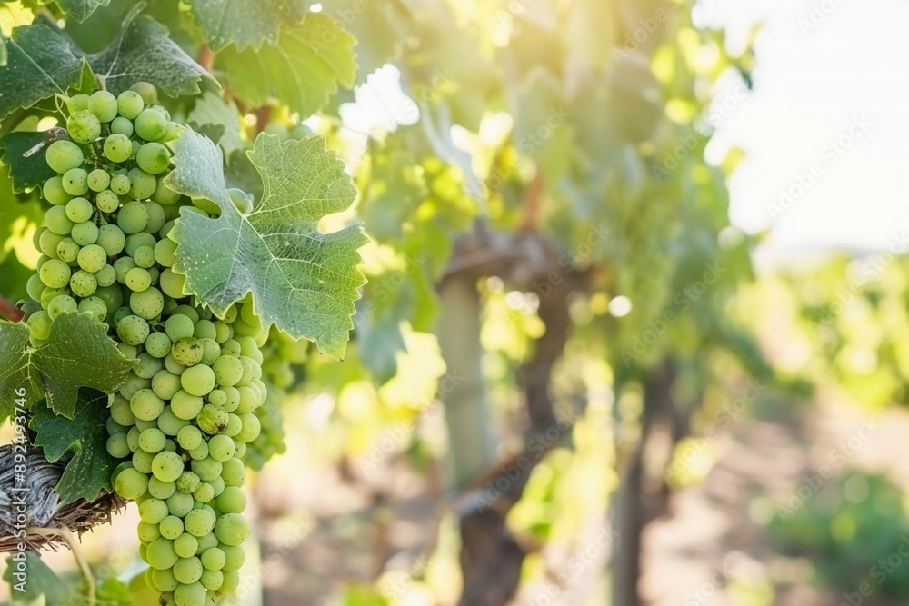 green grapes hanging in clusters on the vine - image high resolution green grapes hanging in clusters on the vine - image high resolution