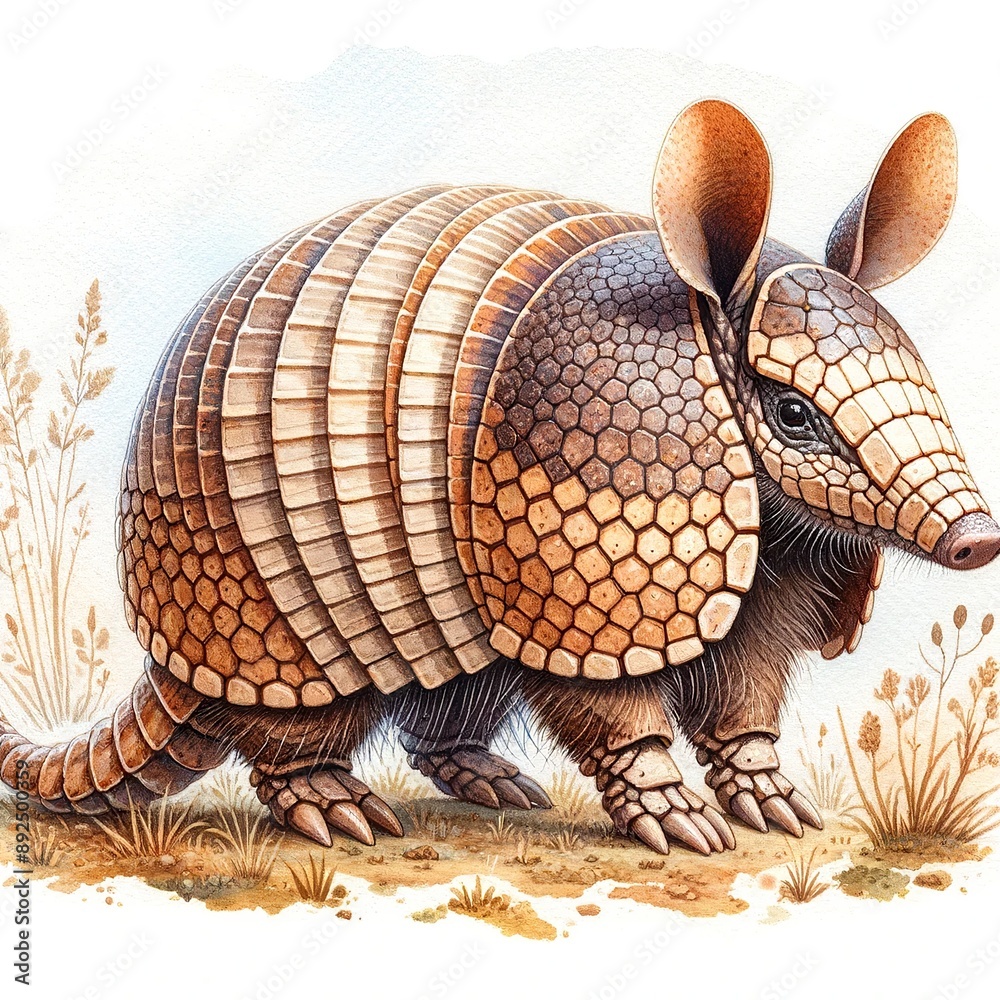 Obraz premium Nine-banded Armadillo