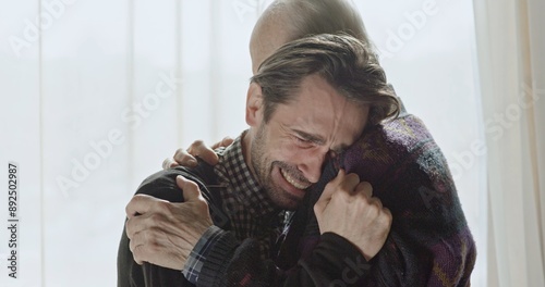 Man and woman talking and smiling