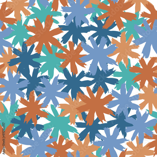 Collage contemporary seamless pattern.