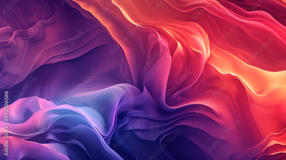 Obraz premium Wave pattern wallpaper