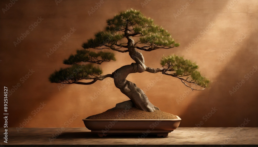 bonsai tree on a table