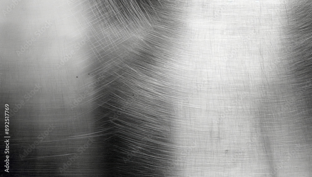 Obraz premium Brushed Metal Surface with Radial Pattern shiny and smooth surface background 3d rendering