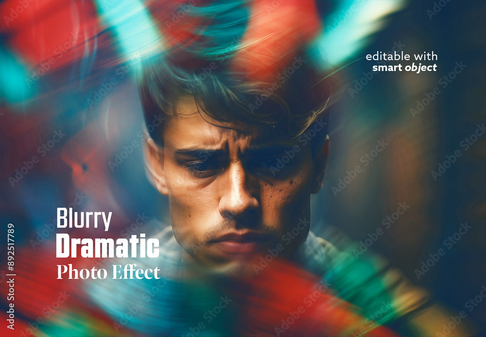 Dramatic Effects Simple Blurry Dramatic Effect Stock Template | Adobe Stock
