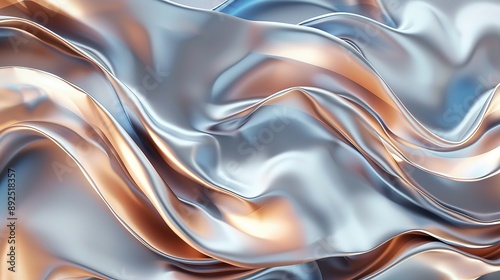 Wallpaper Mural Abstract Silver and Gold Drapery Torontodigital.ca