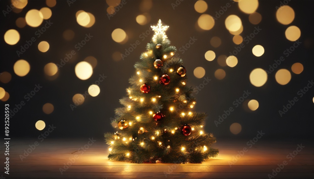 christmas tree in the night christmas tree in the night