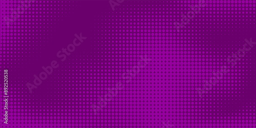 Abstract dots halftone purple color pattern gradient texture background.